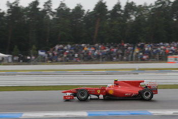 FERRARI F10 - FRIDAY FREE PRACTICE HOCKENHEIM 2010