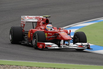 FERRARI F10 - FRIDAY FREE PRACTICE HOCKENHEIM 2010