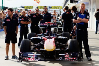 SCUDERIA TORO ROSSO STR 5 FERRARI - HUNGARY FRIDAY FREE PRACTICE 2010