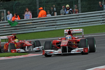 FERRARI F10 - 2010 SPA FRANCORCHAMPS FRIDAY PRACTICE