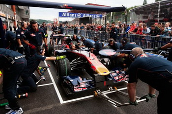 SCUDERIA TORO ROSSO - SPA-FRANCORCHAMPS, BELGIUM, 2010