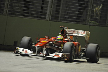 FERRARI F10 - NIGHT PRACTICE SINGAPORE