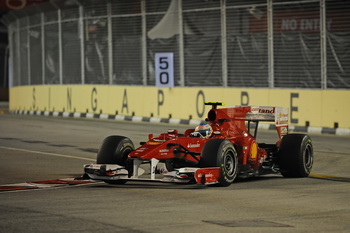 FERRARI F10 - SINGAPORE GRAND PRIX, QUALIFYING