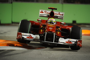 FERRARI F10 - SINGAPORE GRAND PRIX, QUALIFYING