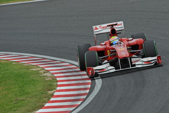 FERRARI F10 - FRIAY PRACTICE KOREA INTERNATIONAL CIRCUIT 2010