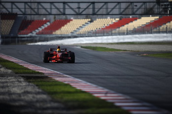 VALENTINO ROSSI - FERRARI F2008 - BARCELONA TEST, JANUARY 2008