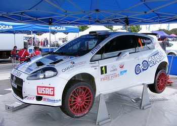 LUCA ROSSETTI - ABARTH GRANDE PUNTO - 37TH CROATIA RALLY 2010