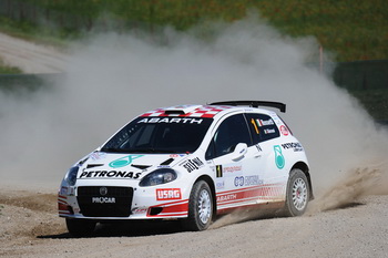 LUCA ROSSETTI - ABARTH GRANDE PUNTO S2000 - 2010 RALLY POLAND, LEG 1