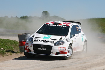 LUCA ROSSETTI - ABARTH GRANDE PUNTO S2000 - 2010 RALLY POLAND, LEG 1