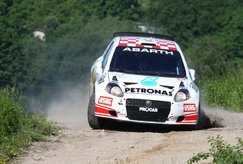 LUCA ROSSETTI - ABARTH GRANDE PUNTO S2000 - 2010 RALLY POLAND, LEG 2