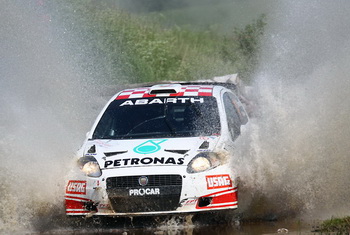 LUCA ROSSETTI - ABARTH GRANDE PUNTO S2000 - 2010 RALLY POLAND, LEG 2