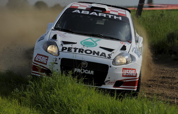 LUCA ROSSETTI - ABARTH GRANDE PUNTO S2000 - 2010 RALLY POLAND, LEG 2