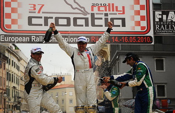 LUCA ROSSETTI - ABARTH GRANDE PUNTO - 2010 CROATIA RALLY