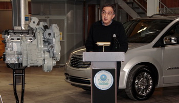 The announcement that Chrysler Group and the EPA are to collaborate on a prooject was made at the latter's laboratories in Ann Arbor, Michigan, following a meeting with Sergio Marchionne, Chrysler Group CEO, and Lisa P. Jackson, Agency Administrator for the EPA.