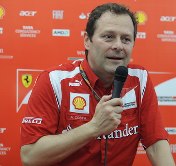 SCUDERIA FERRARI TECHNICAL DIRECTOR ALDO COSTA