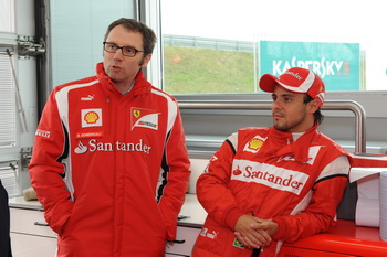 STEFANO DOMENICALI AND FELIPE MASSA