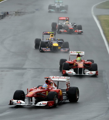 FERNANDO ALONSO AND FELIPE MASSA - FERRARI 150 ITALIA - 2011 CANADIAN GRAND PRIX