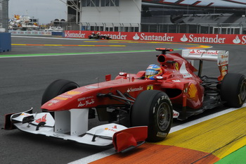 FERNANDO ALONSO - FERRARI 150 ITALIA - 2011 EUROPEAN GRAND PRIX, VALENCIA