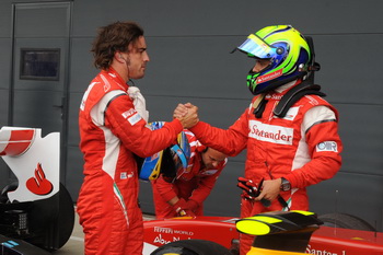 FERRARI 150 ITALIA - 2011 BRITISH GRAND PRIX, SILVERSTONE - QUALIFYING