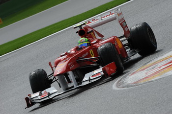 FERRARI 150 ITALIA - 2011 BELGIAN GRAND PRIX, SPA-FRANCORCHAMPS, FRIDAY PRACTICE