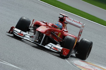 FERRARI 150 ITALIA - 2011 BELGIAN GRAND PRIX, SPA-FRANCORCHAMPS, FRIDAY PRACTICE