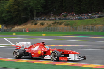 FERRARI 150 ITALIA - 2011 BELGIAN GRAND PRIX, SPA-FRANCORCHAMPS, FRIDAY PRACTICE