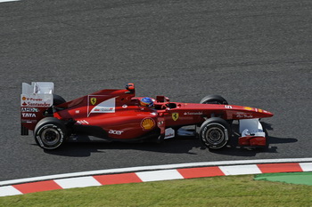 FERRARI 150 ITALIA - SUZUKA FRIDAY 2011