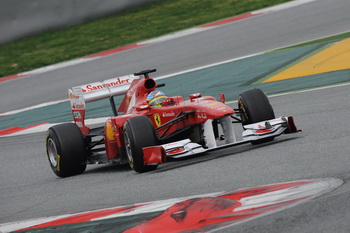 FERNANDO ALONSO - FERRARI 150 - BARCELONA TEST 2011