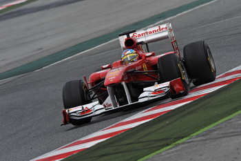 FERNANDO ALONSO - FERRARI 150 - BARCELONA TEST 2011