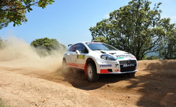 LUCA ROSSETTI - ABARTH GRANDE PUNTO S2000 - 30TH RALLY COSTA SMERALDA 2011