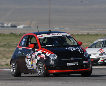 The 2012 season championship is on the line this weekend at Sonoma, California, in the World Challenge Touring Car B-spec series. Michigan-native Jonathan Start is looking to wrap up the B-spec title at the California road course in the No. 00 Fiat 500. 