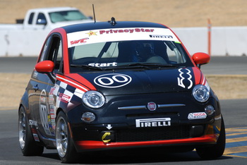 Fiat driver Jonathan Start is the 2012 Pirelli World Challenge Touring Car B-spec series champion after wrapping up the title in his No.00 Fiat 500 at the season finale round at Sonoma Raceway this past weekend. 