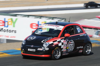 Fiat driver Jonathan Start is the 2012 Pirelli World Challenge Touring Car B-spec series champion after wrapping up the title in his No.00 Fiat 500 at the season finale round at Sonoma Raceway this past weekend. 