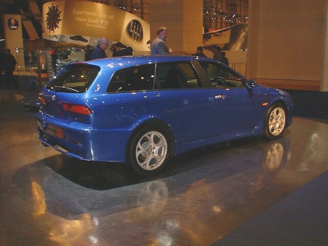 Alfa Romeo 156 Sportwagon GTA at the Birmingham Motor Show