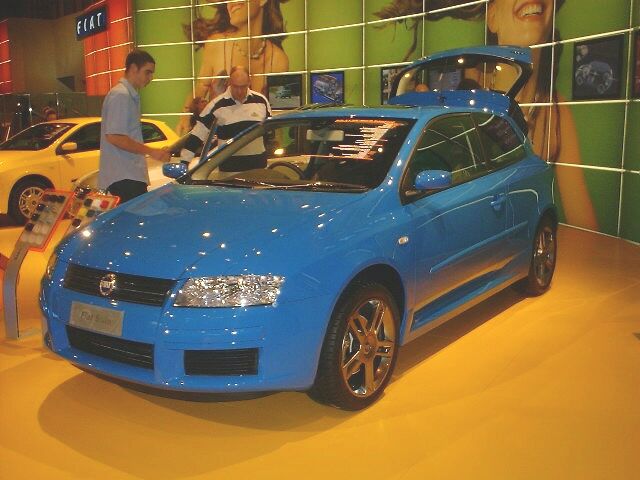 Fiat Stilo Abarth 2.4 20v Selespeed at the British International Motor Show in Birmingham