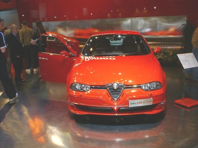 Alfa Romeo 156 GTA at the Birmingham Motor Show