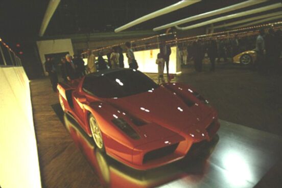 Ferrari Enzo at the 'Italian Avant Garde in Car Design' exhibition