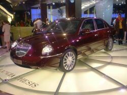 the Lancia Thesis at the Paris Motor Show