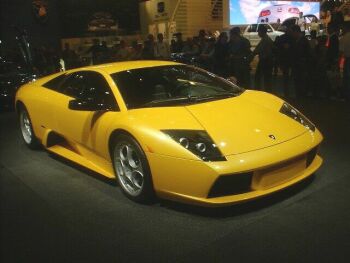 Lamborghini will bring one of their 6-litre V12 engined Murcielargos to the British International Motor Show