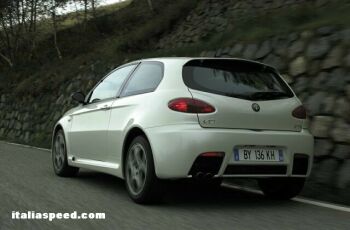 the Alfa Romeo 147 GTA makes its UK debut at the British International Motor Show in Birmingham