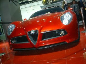 Alfa Romeo 8c Competizione concept at the Bologna Motor Show