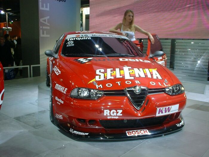 Alfa Romeo 156 GTA ETCC racer at the 2003 Bologna Motor Show