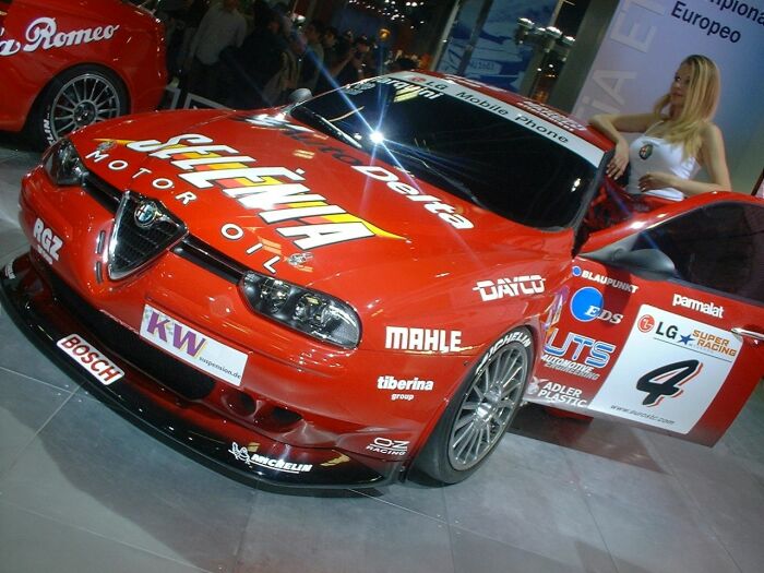 Alfa Romeo 156 GTA ETCC racer at the 2003 Bologna Motor Show