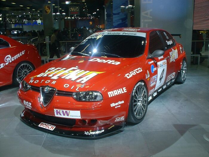 Alfa Romeo 156 GTA ETCC racer at the 2003 Bologna Motor Show