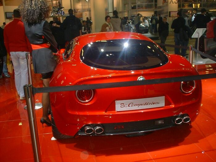 Alfa Romeo 8c Competizione at the 2003 Bologna Motor Show