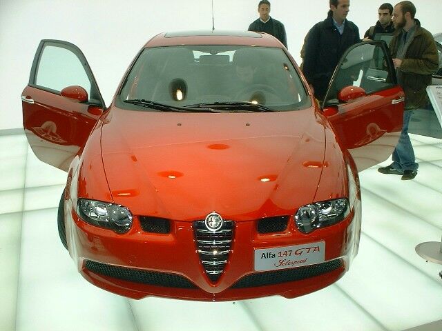 Alfa Romeo 147 GTA Selespeed at the 2003 Bologna Motor Show