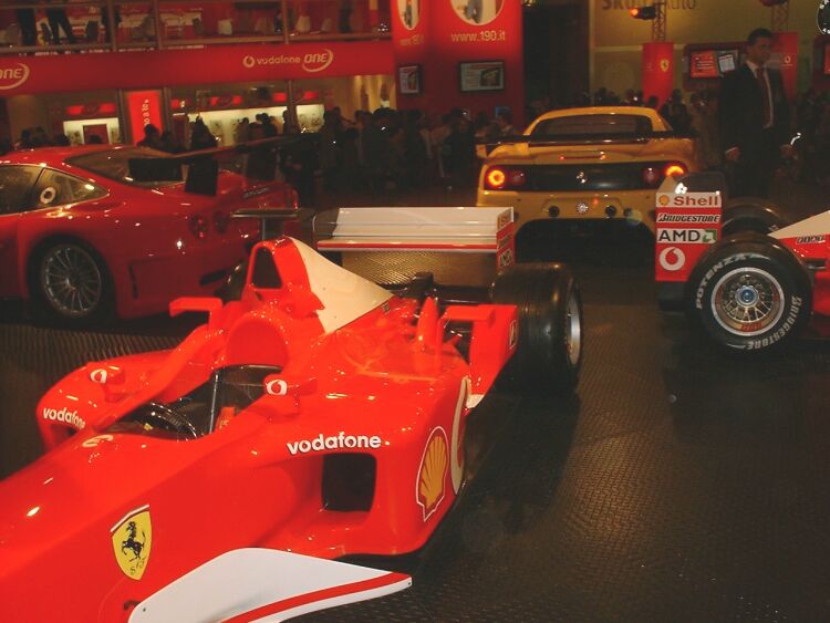 Ferrari F2003-GA at the 2003 Bologna Motor Show