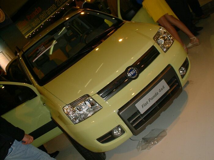 Fiat Panda 4x4 at the Bologna Motor Show