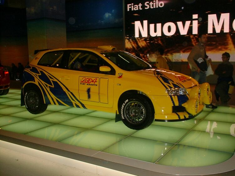 Fiat Stilo Abarth Rally at the 2003 Bologna Motor Show