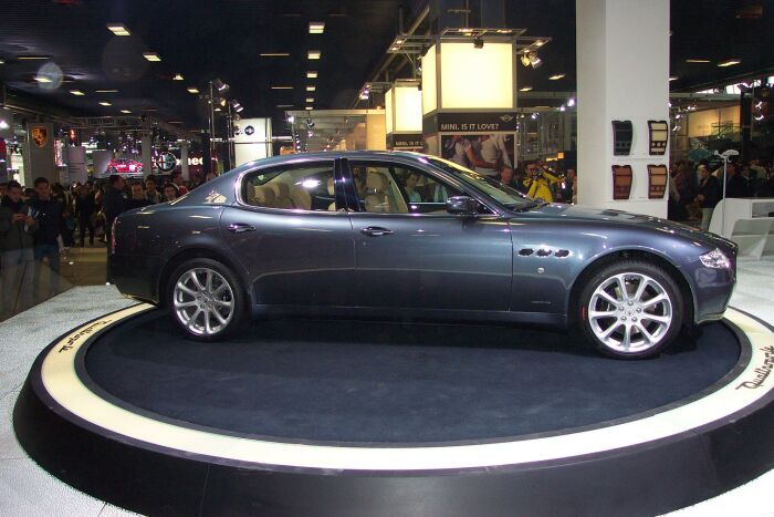 Maserati Quattroporte at the 28th Bologna Motor Show. Photo: Marco Tenuti.